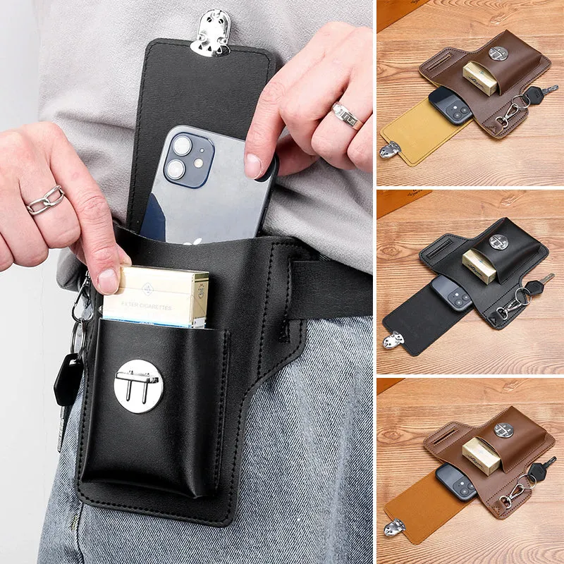 Phone holster with belt loop for men