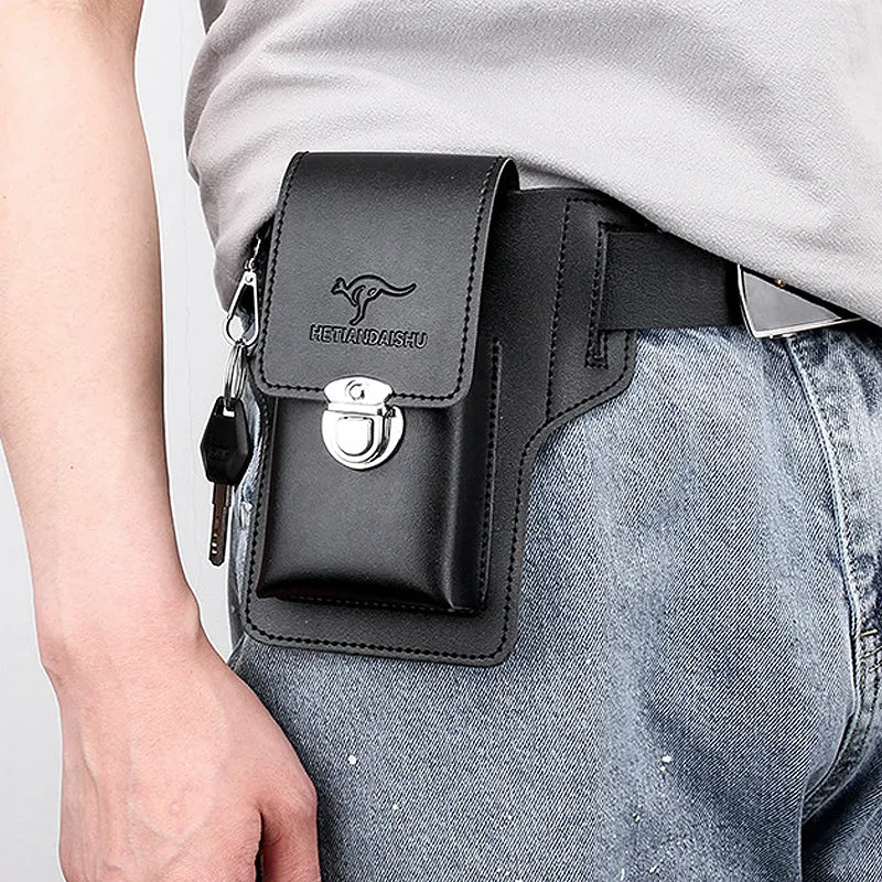 Phone holster with belt loop for men