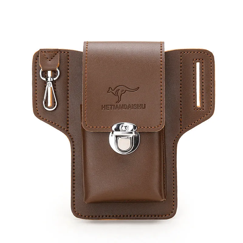 Phone holster with belt loop for men