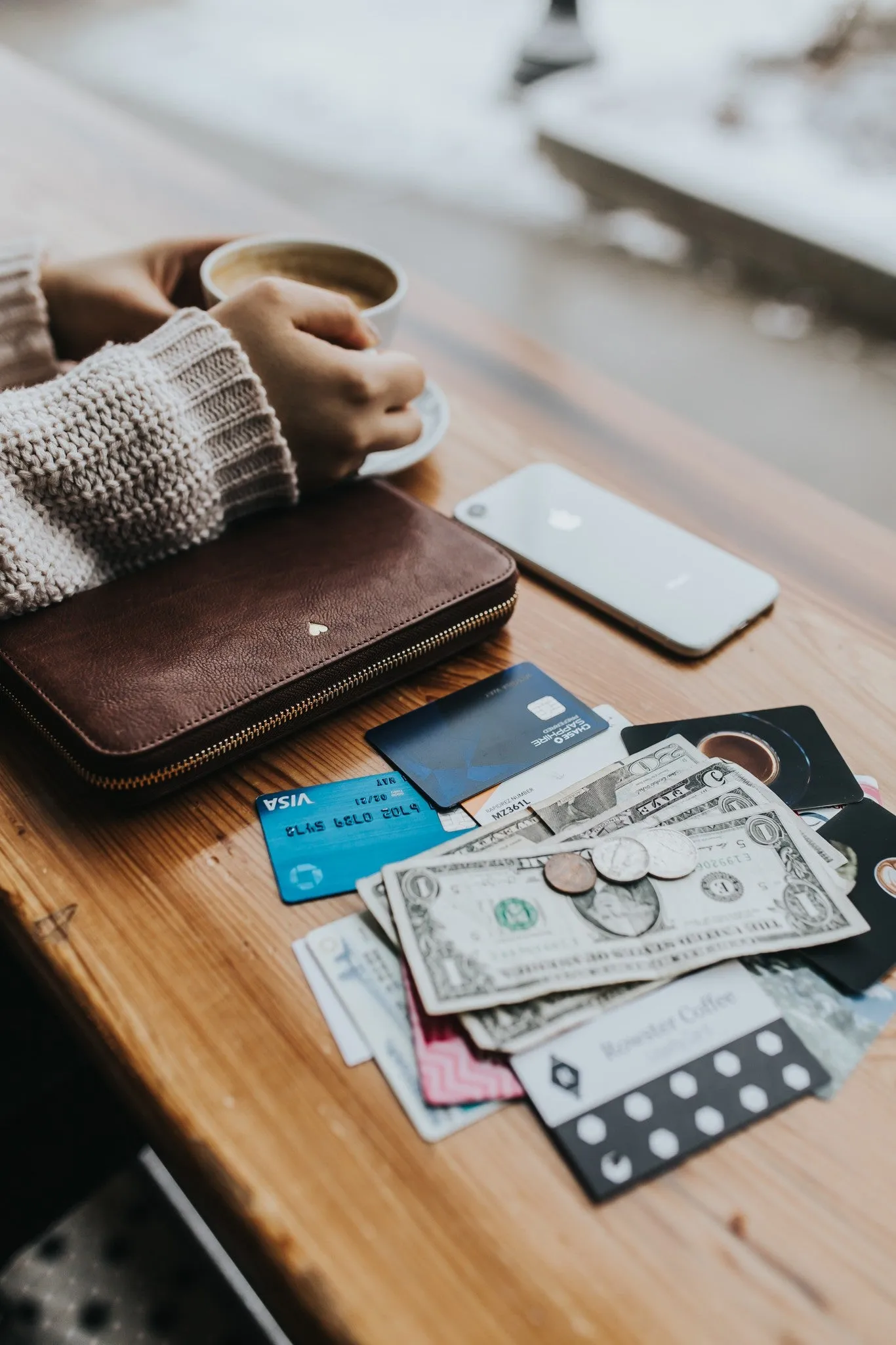 Phone Wallet - Coffee