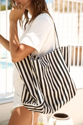 Picnic Days Tote Bag Black