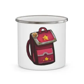 Pink Bag Enamel Camping Mug