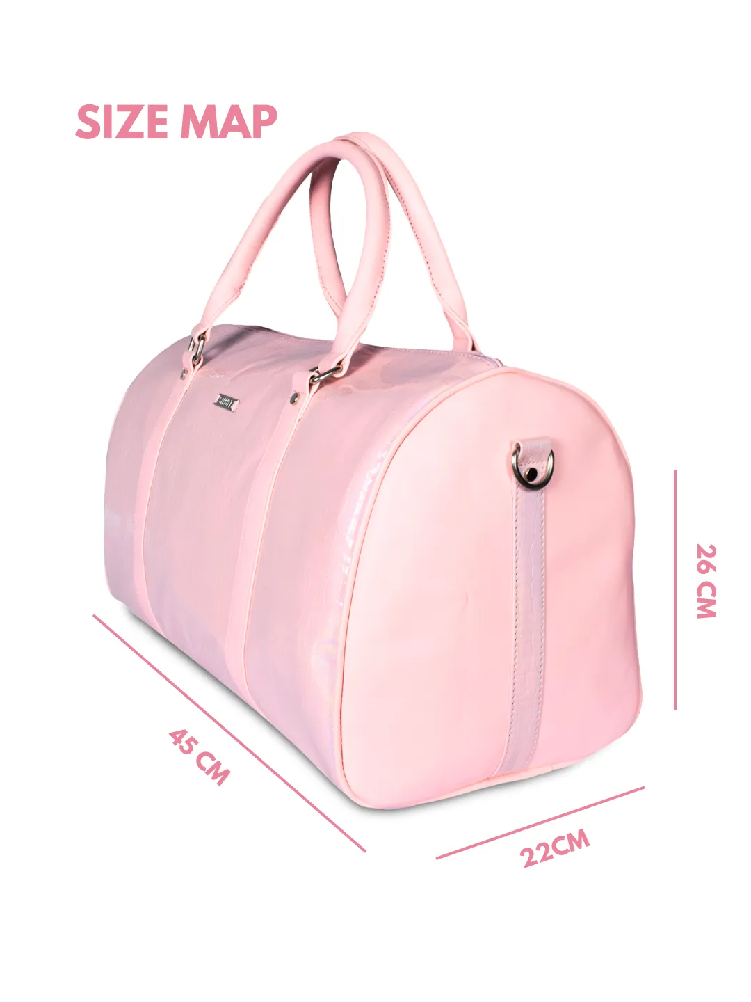 Pink Cabin Bag with Toiletry Kit - Carry on Luggage