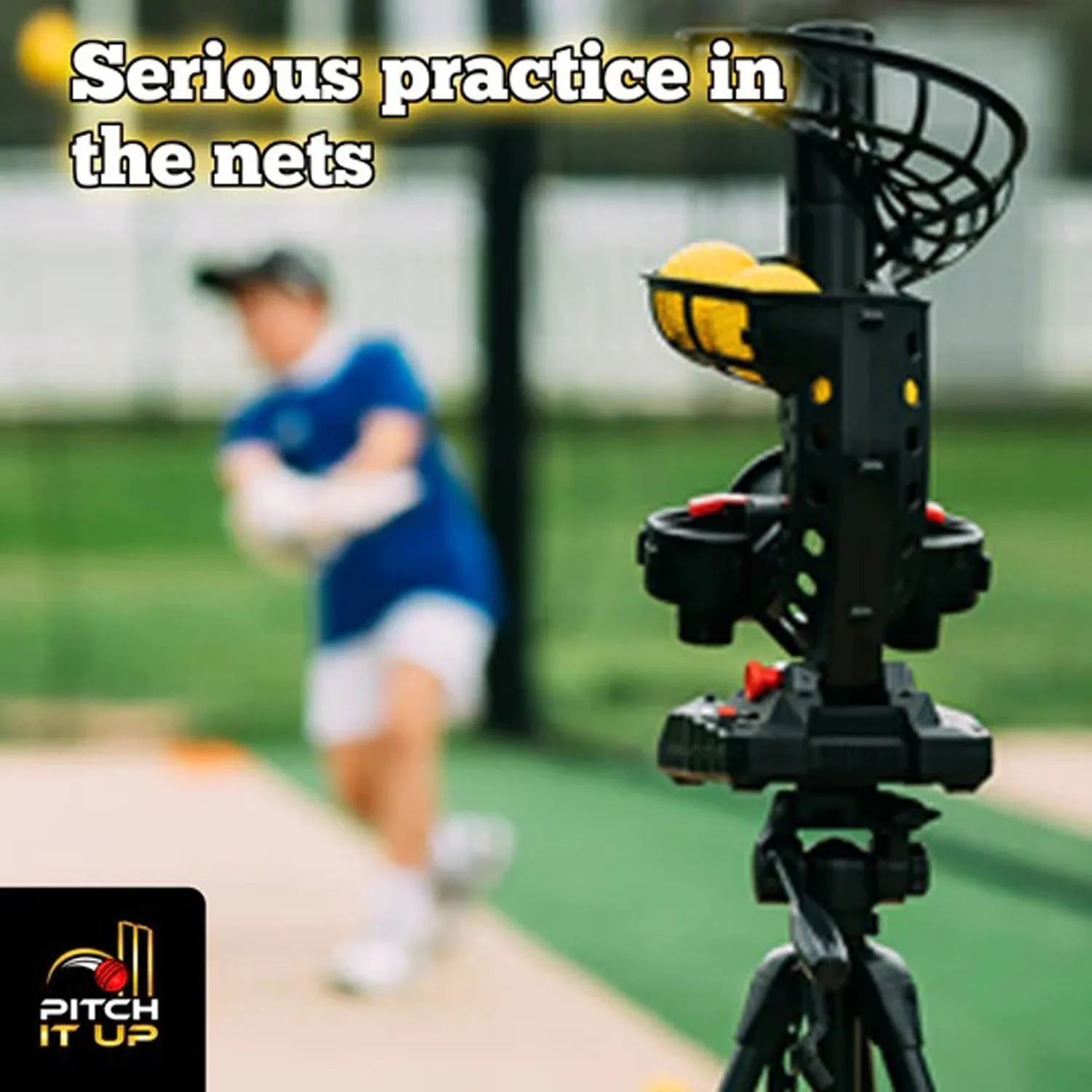 Pitch It Up Cricket Bowling Machine - Tripod Stand