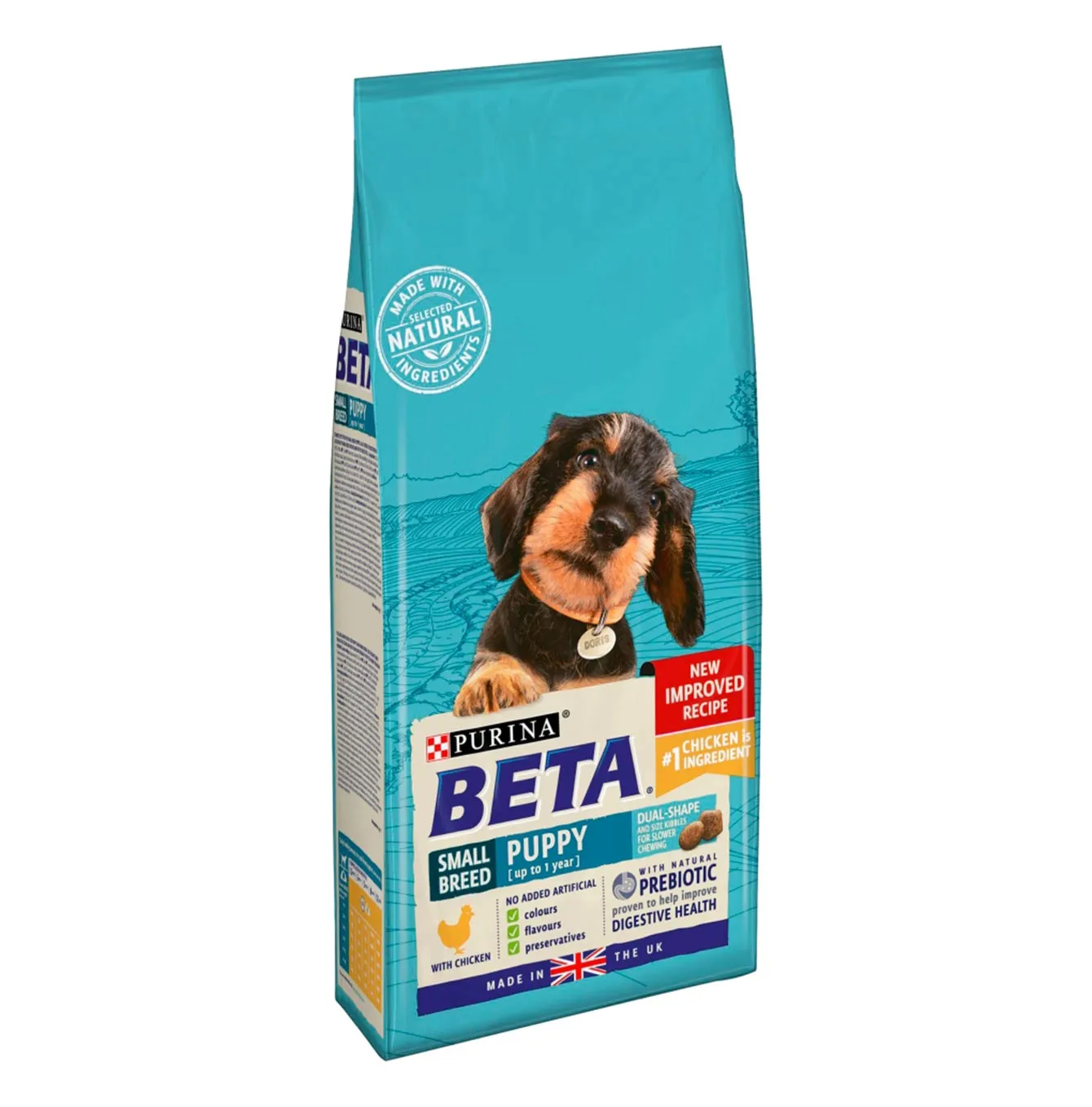 Purina Beta Puppy Small Breed Dry Dog Food with Chicken 2KG