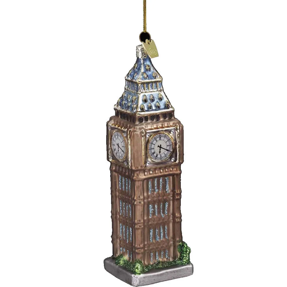 "Elizabeth Tower" Glass Ornament