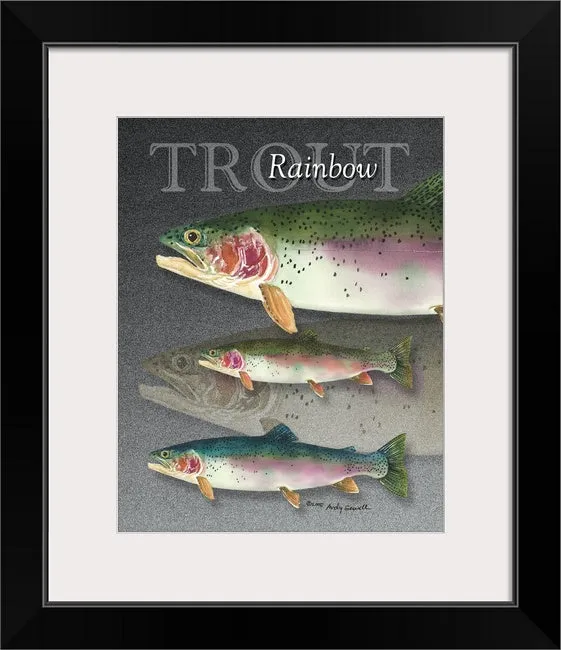 "GRAND SLAM TROUT" - signed giclee reprod. of the Grand Slam of Trout.