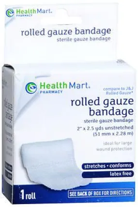 Rolled Gauze Bandage  2IN X 2.5YD