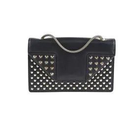 Saint Laurent Black Studded Crossbody Bag