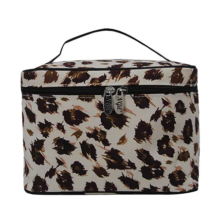 !SALE! Cheetah NGIL Large Top Handle Cosmetic Case