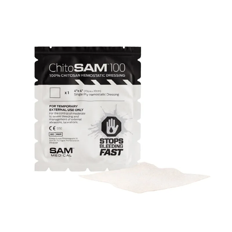 Sam Medical ChitoSAM 100 4" X 4"