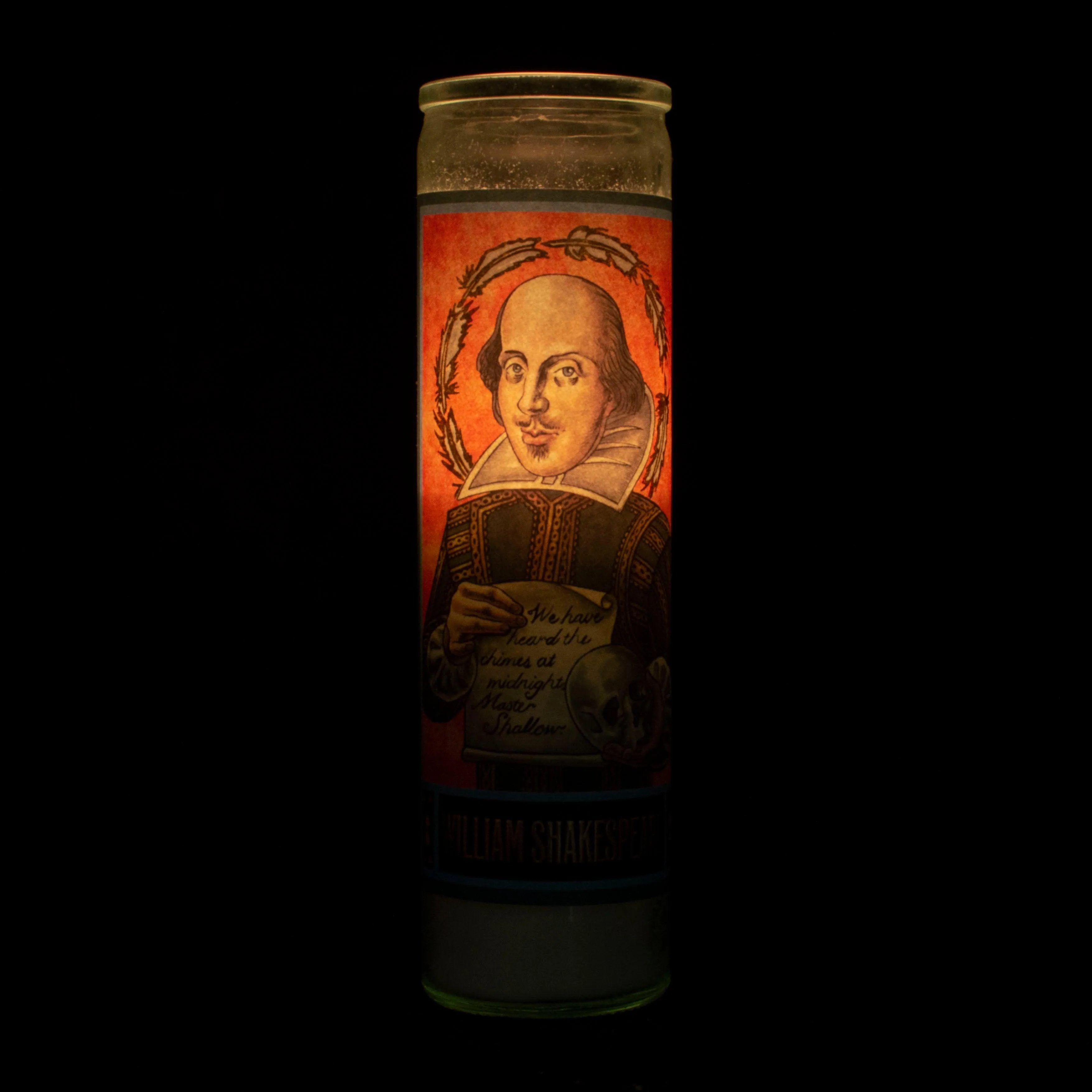 Shakespeare Secular Saint Candle