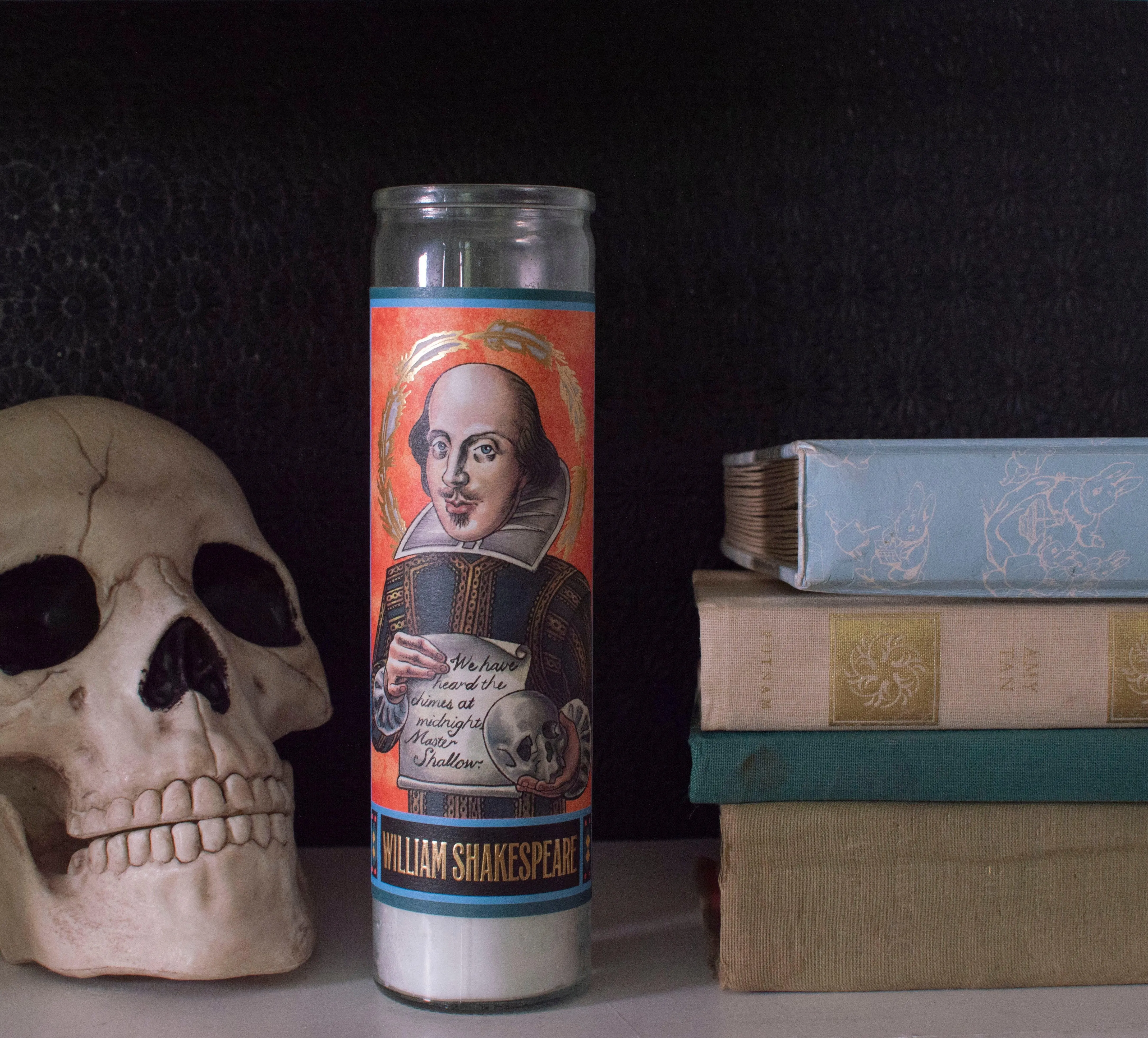 Shakespeare Secular Saint Candle