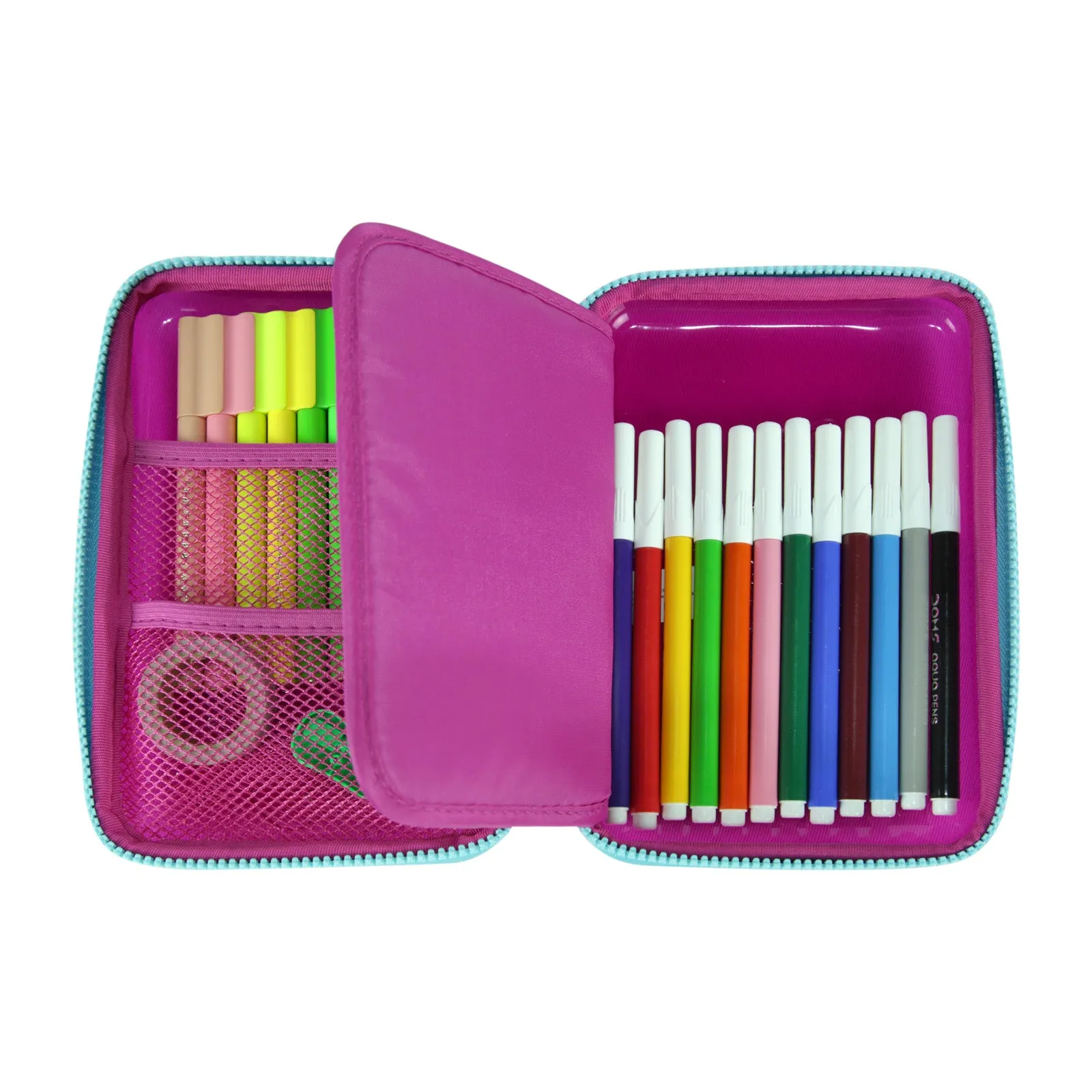 Smily Kiddos PVC Pencil Case Pink