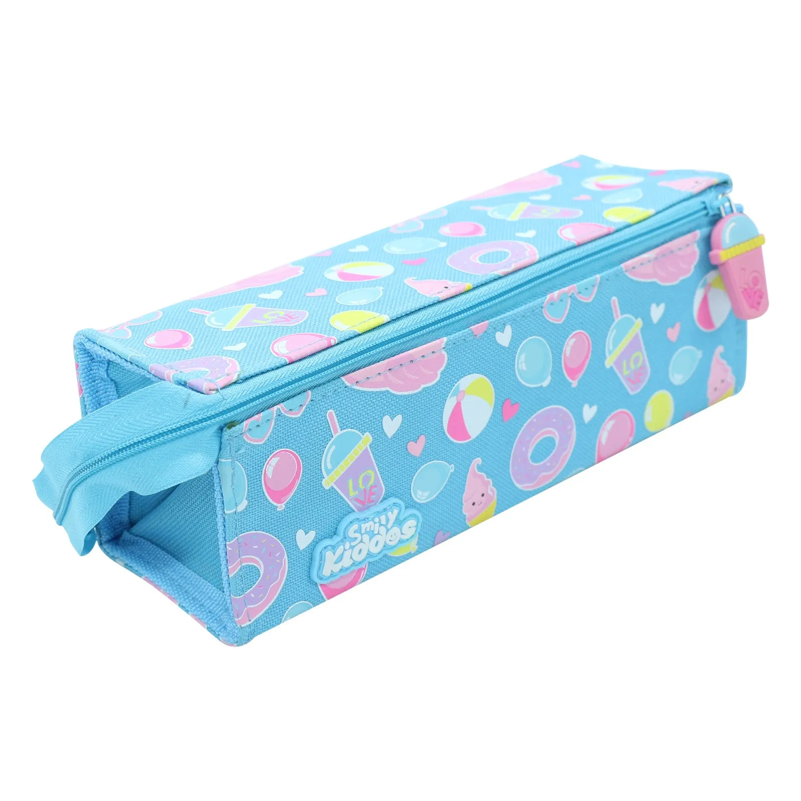 Smily Kiddos Tray Pencil Case Swan Theme Light Blue