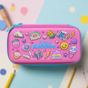 Smily Small Pencil Case Pink