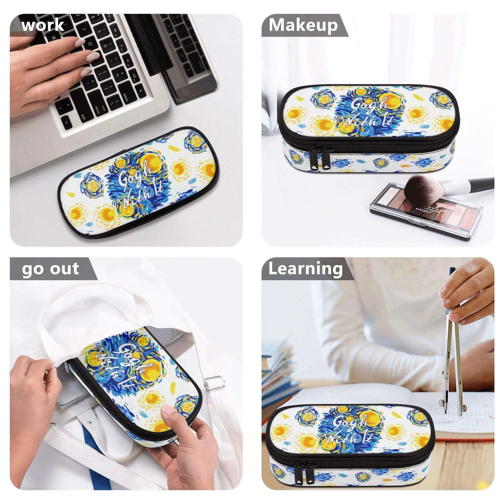 Starry Night 3-Layer Multi Purpose Bag Organizer