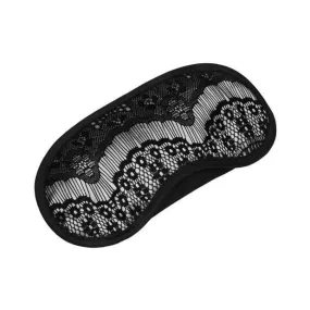 Steamy Shades - Eyelash Lace Eyemask (Black)