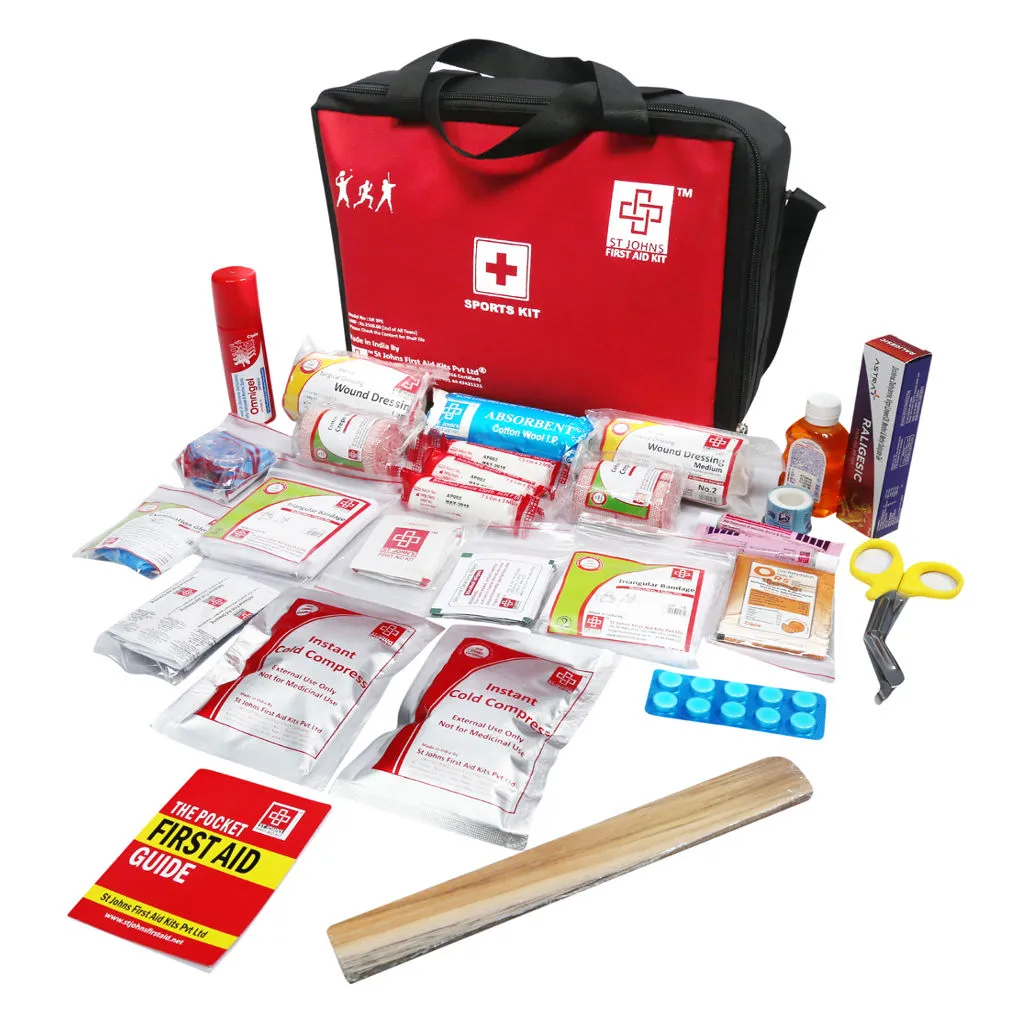 St.John's Sports First Aid Kit Nylon Bag SJF SPK