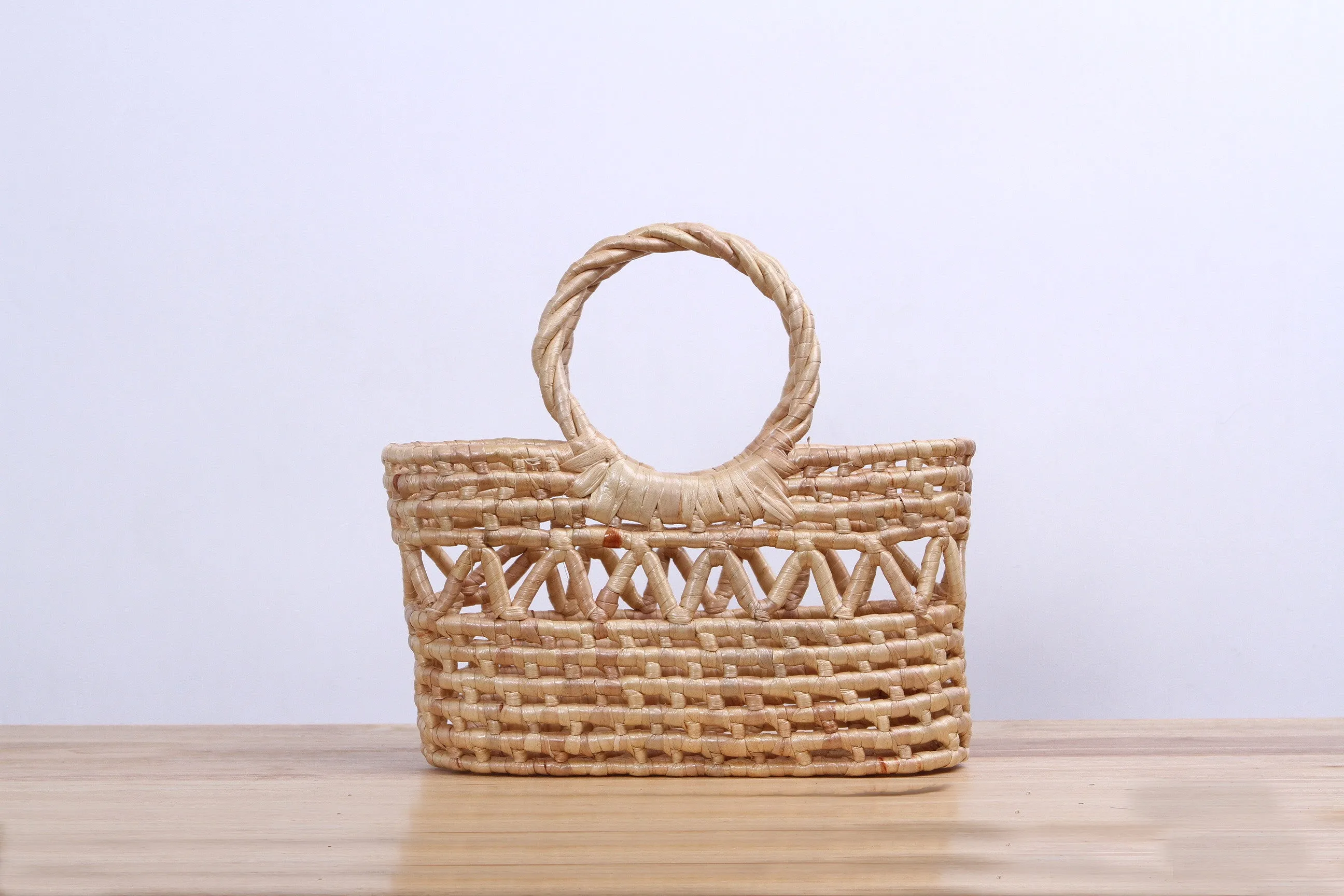 Straw handbag ( S )