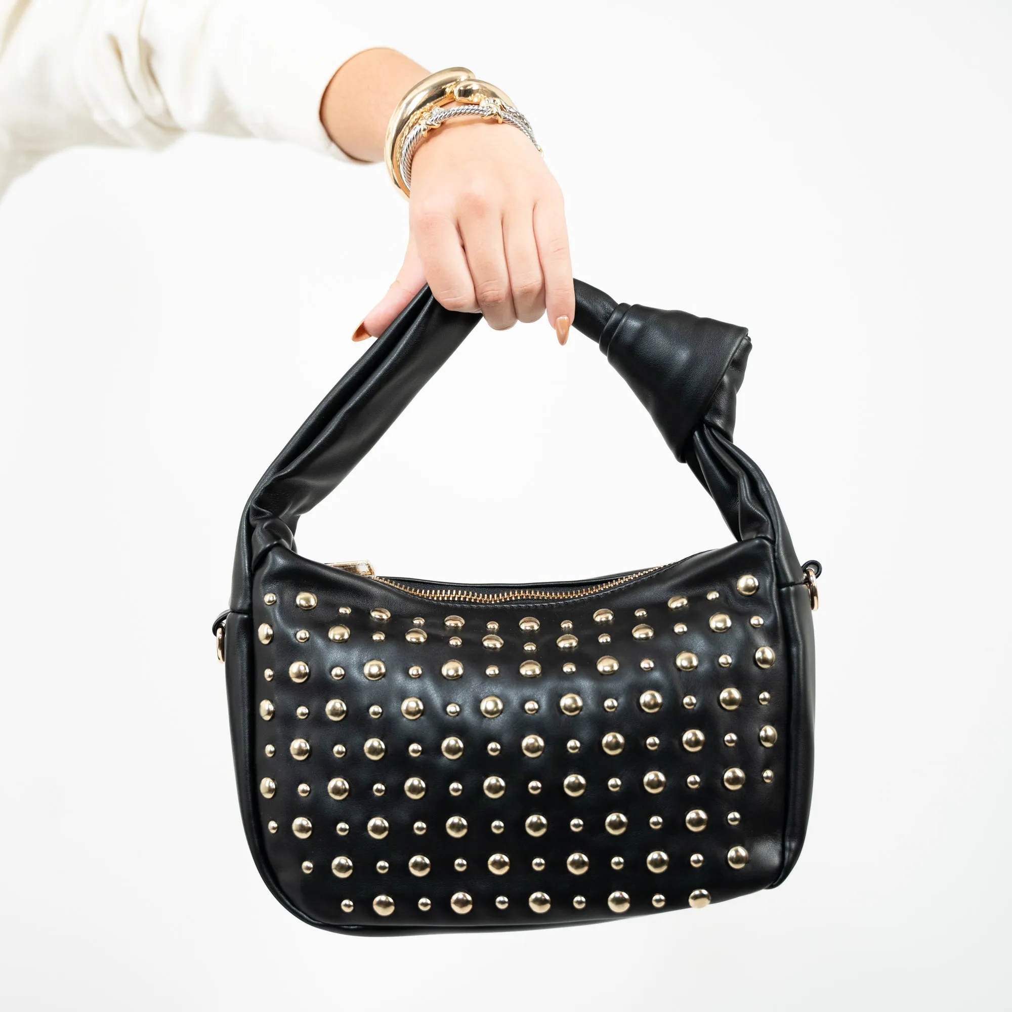 Studded Crossbody Shoulder Bag