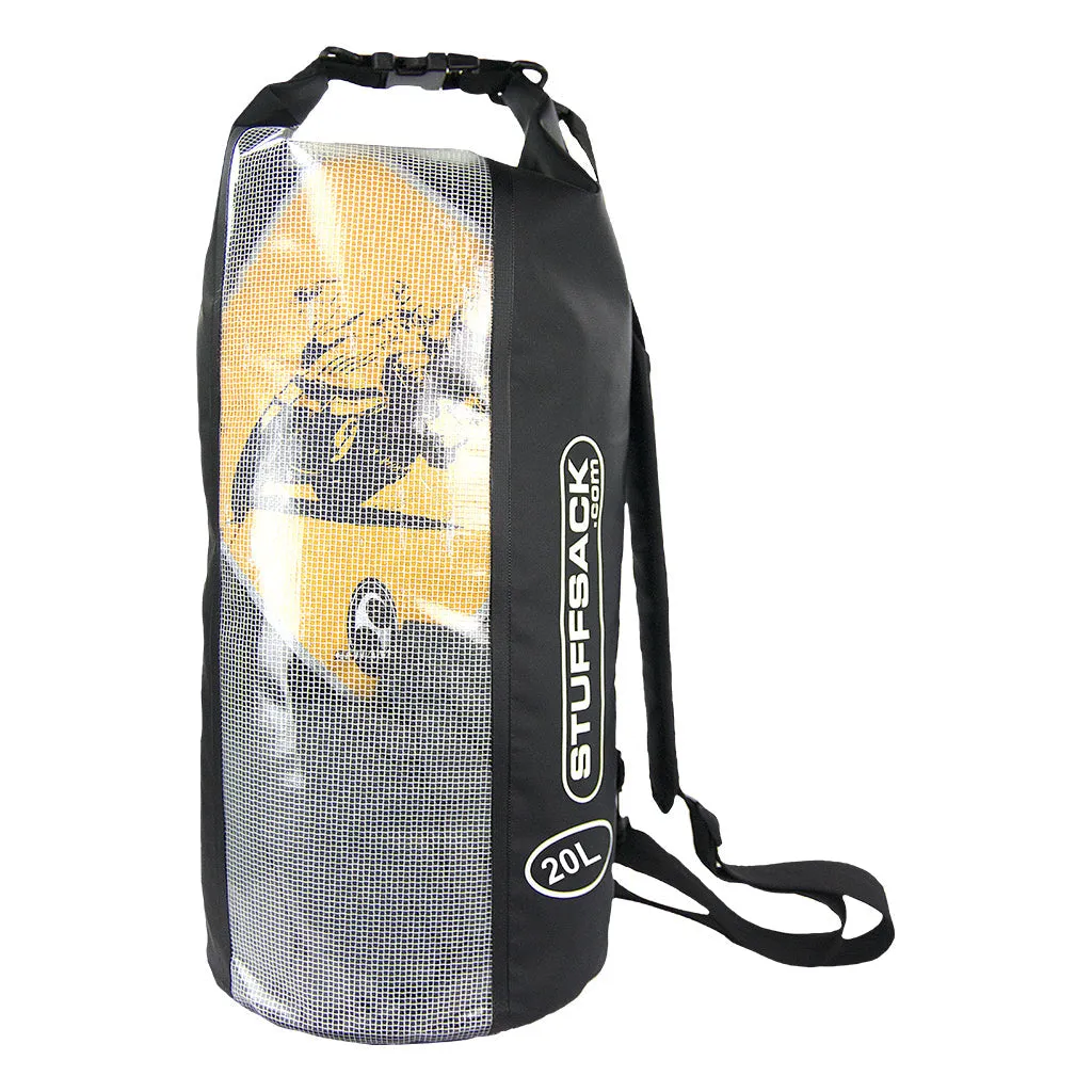 STUFFSACK Easy View Dry Bag - 20L Black