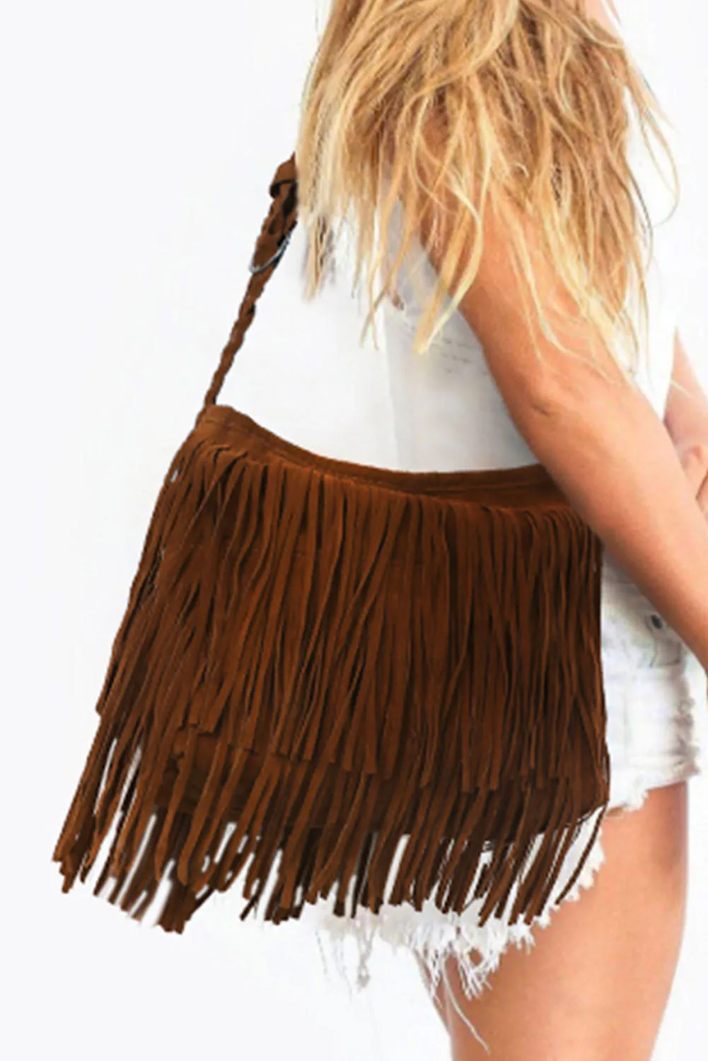 Tassel Braid Tote Bag