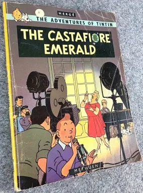 The Castafiore Emerald - Tintin Methuen 1st UK Paperback Edition Book 1970s