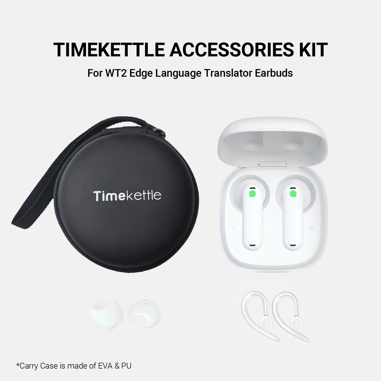 Timekettle Accessories for WT2 Edge/W3 Translator Earbuds