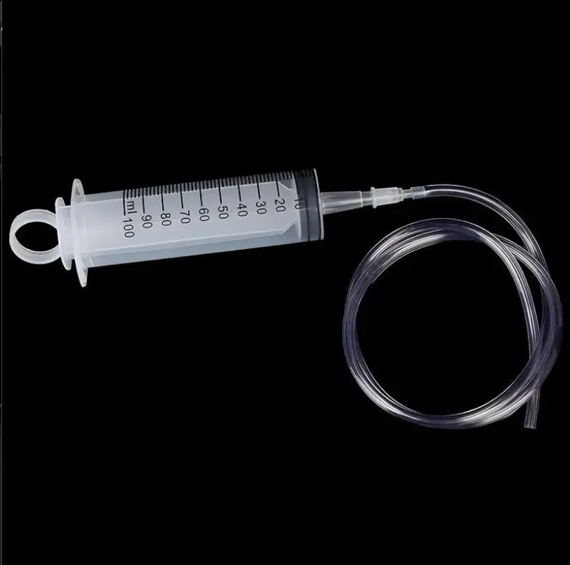 Transparent Syringe, 100ml (With 1M Feeding Tube)