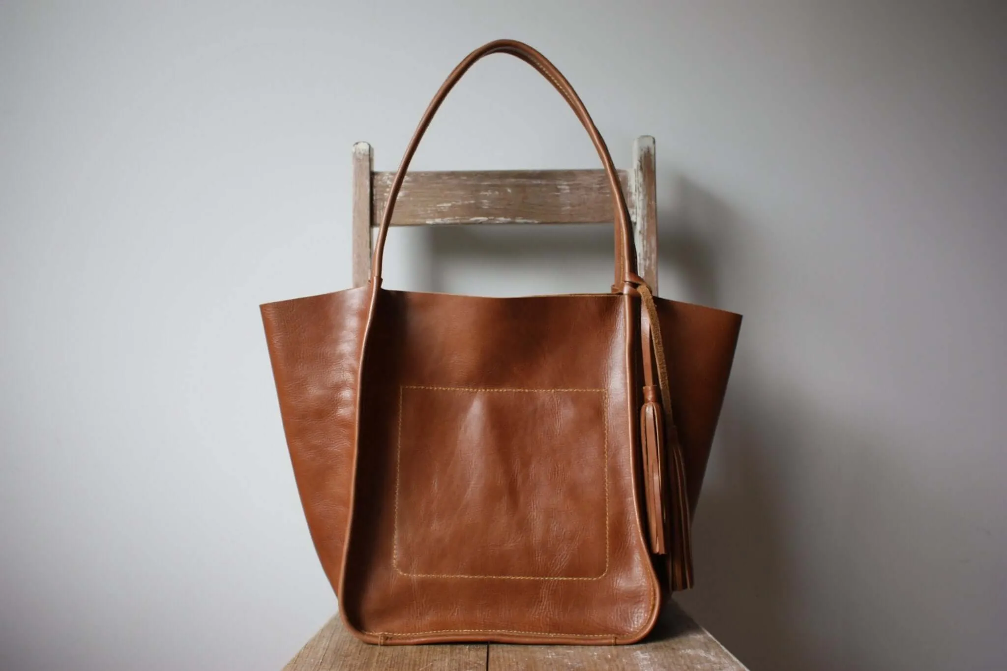 Trapeze Tote Bag Nougat