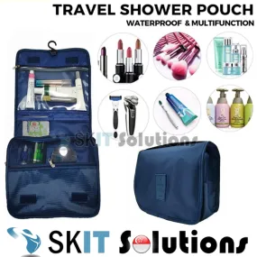 Travel Toiletry Bag Organizer Storage Shower Pouch Cosmetic Makeup Bathroom Make Up Waterproof Hangbag For Women and Men