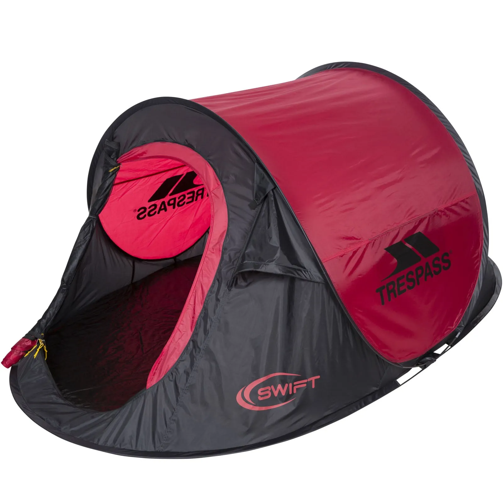 Trespass Swift2 Waterproof Two Person Pop Up Camping Tent - 245 x 145 x 100cm