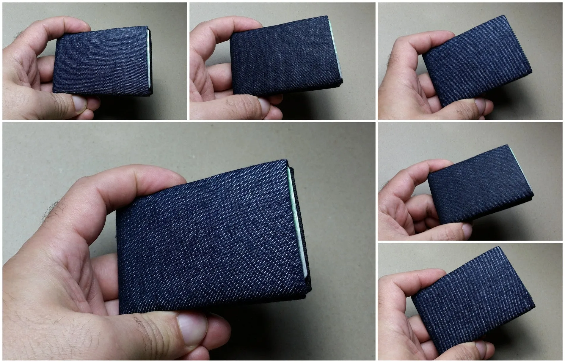 Upgrade Your Everyday Carry with Our Vegan Denim Minimalist Wallet Collection -  FULL RFID blocking