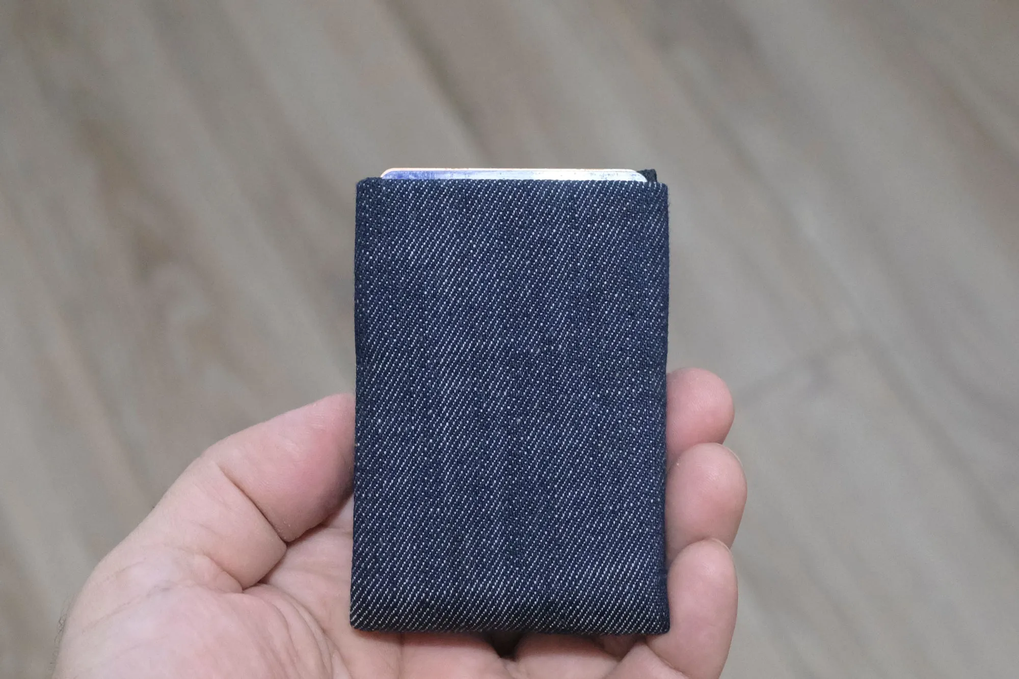 Upgrade Your Everyday Carry with Our Vegan Denim Minimalist Wallet Collection -  FULL RFID blocking