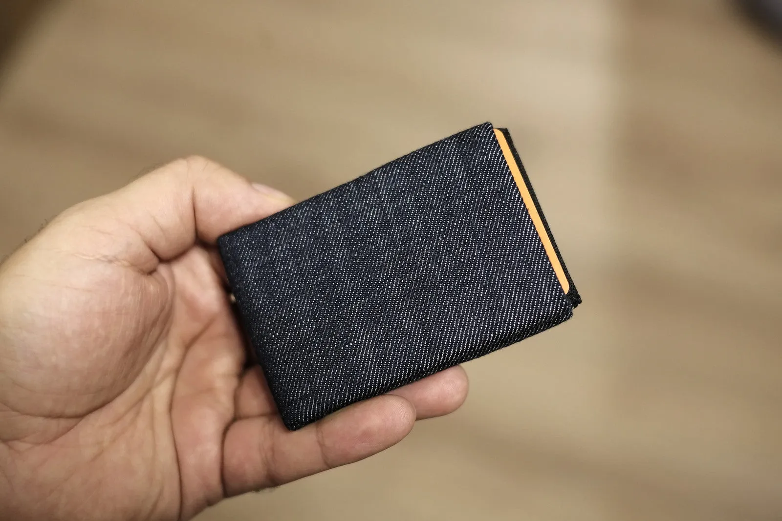 Upgrade Your Everyday Carry with Our Vegan Denim Minimalist Wallet Collection -  FULL RFID blocking