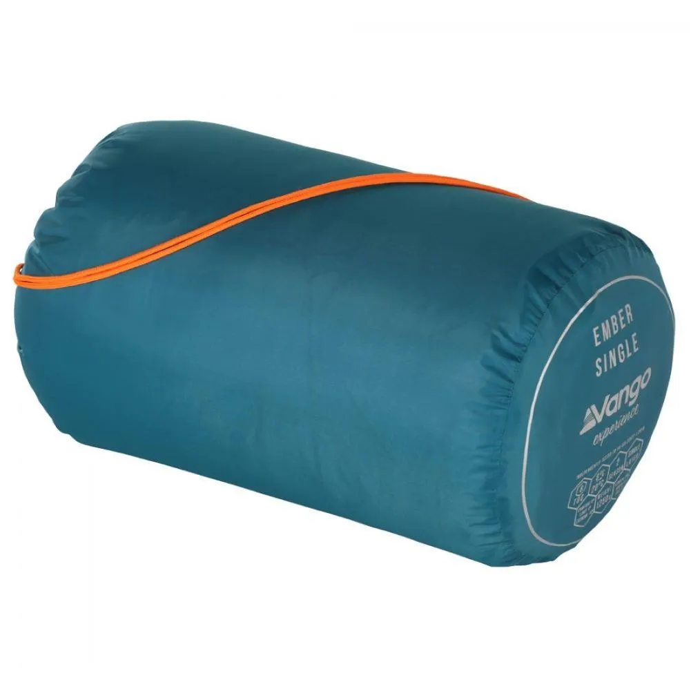 Vango Ember Single Rectangular Sleeping Bag - Black