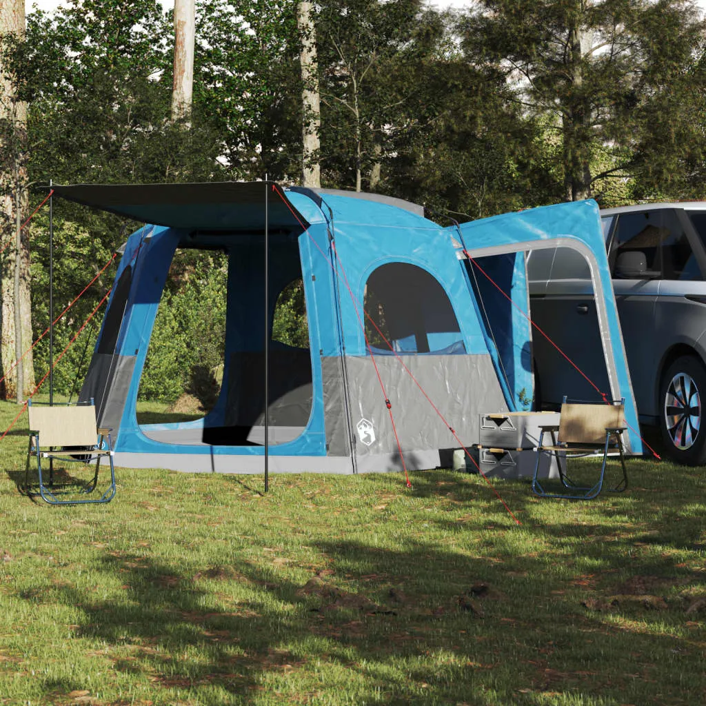 vidaXL Car Tent 4-Person Blue Waterproof