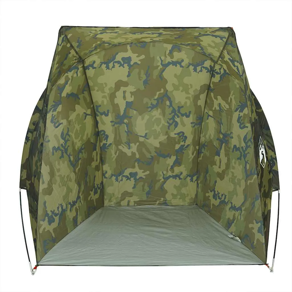 vidaXL Fishing Tent Camouflage Waterproof