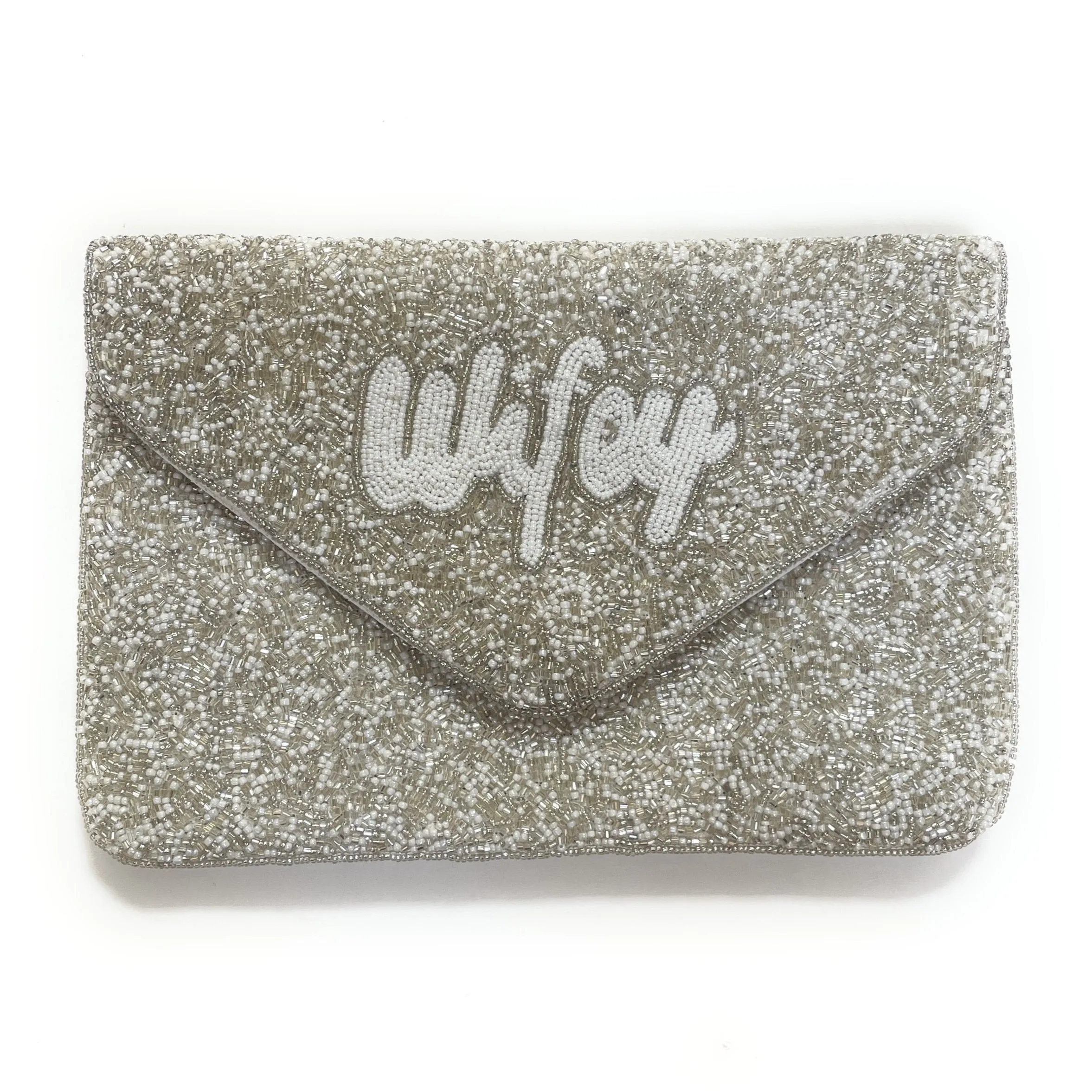 Wifey Beaded Clutch Purse