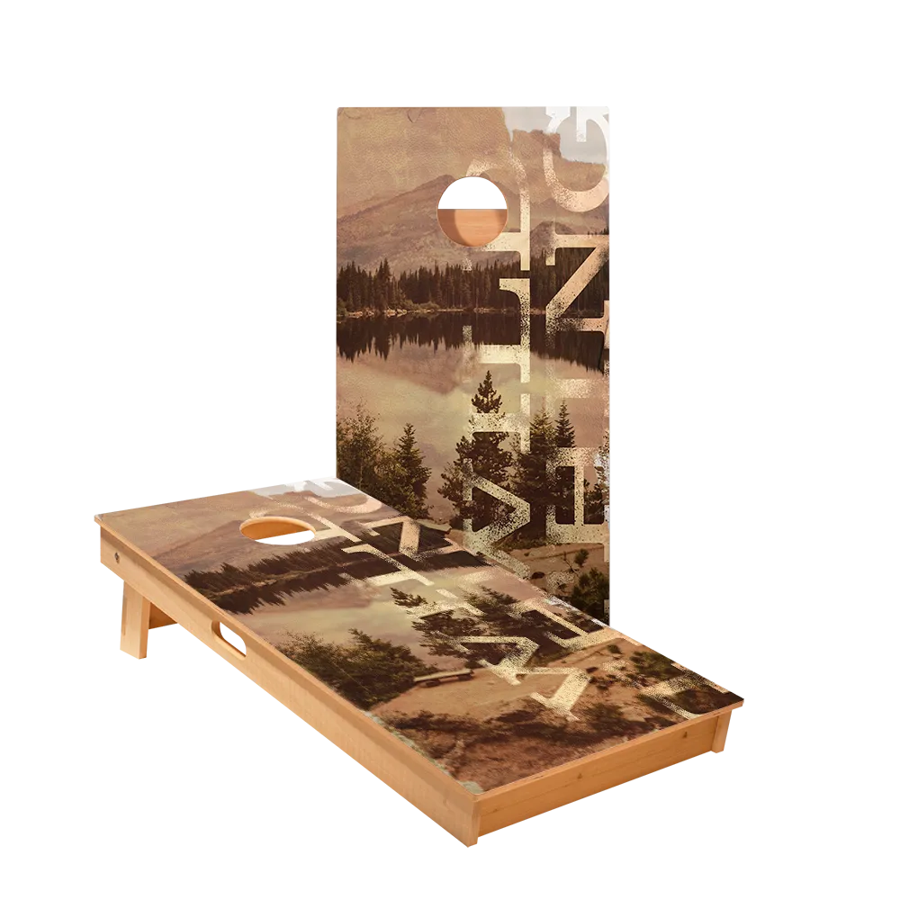 Wild Thing Landscape Star Cornhole Boards