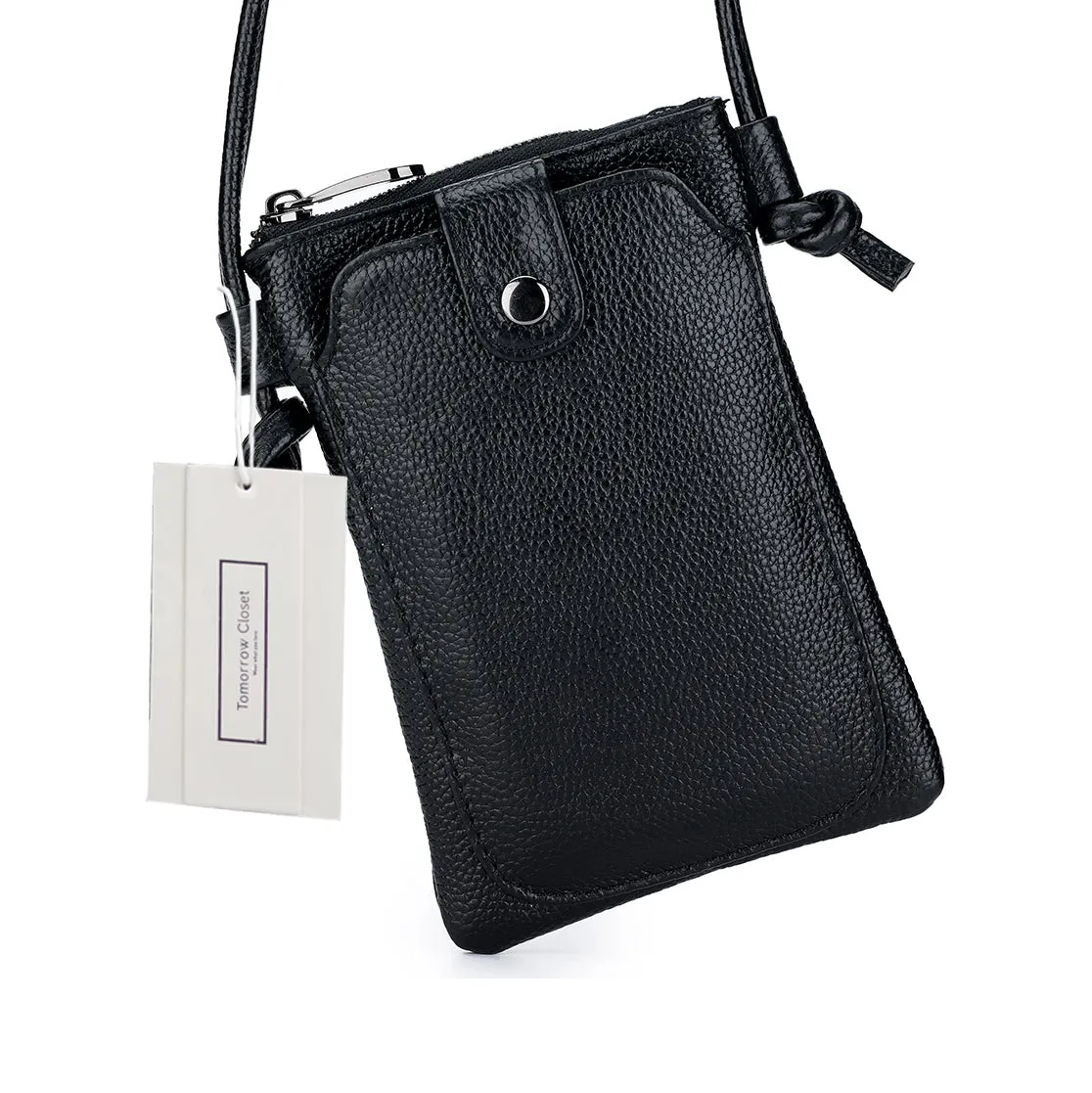 Women's genuine cowhide leather handphone bag Mirren Pouch design