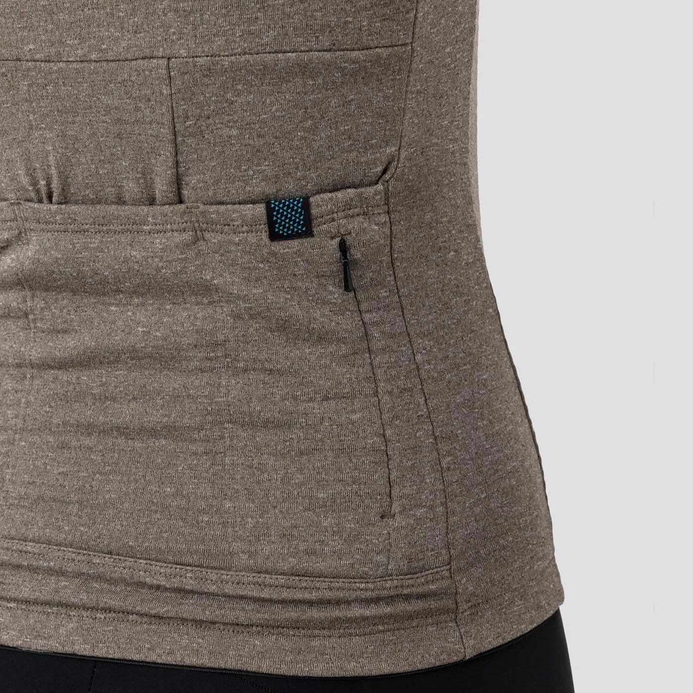 Women's Merino Grid Thermal Jersey - Coyote