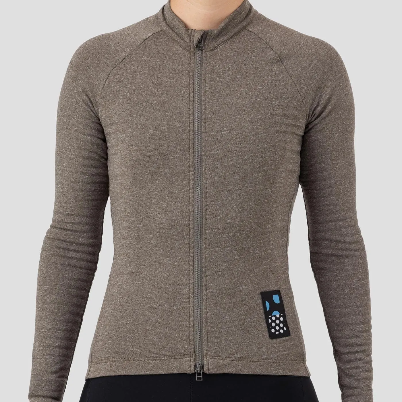 Women's Merino Grid Thermal Jersey - Coyote