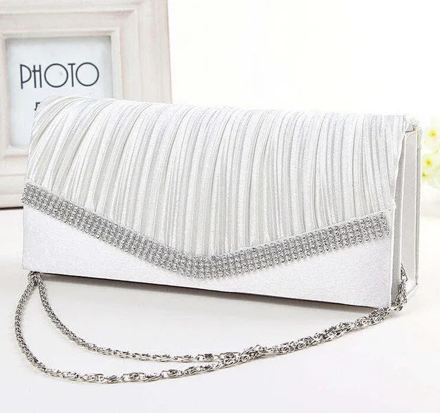 Women's Satin Clutch Evening Bag