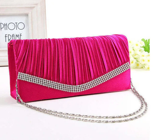 Women's Satin Clutch Evening Bag