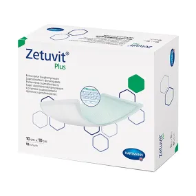 Zetuvit Plus Absorbtion Pad 10 x 10cm 10 Pack