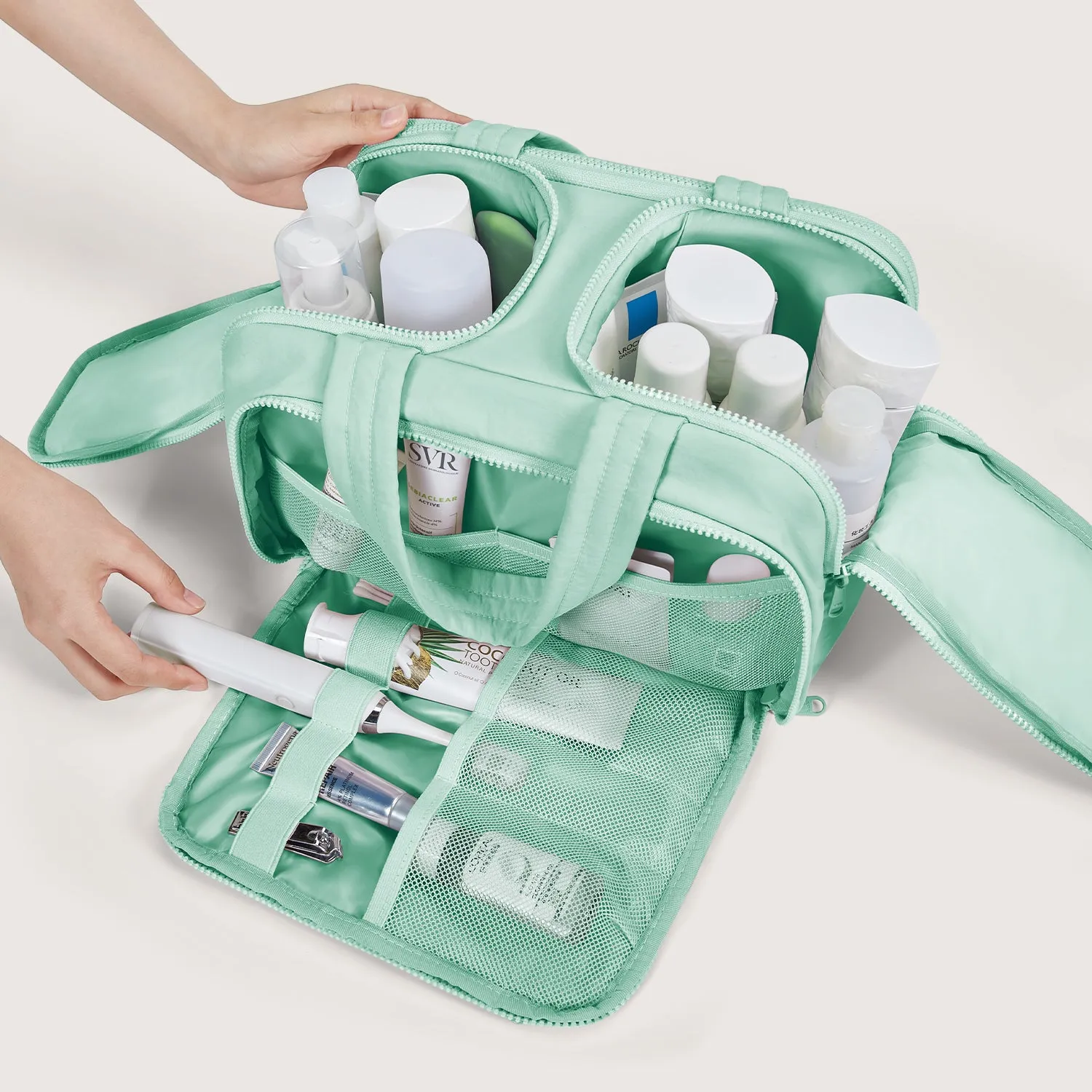 Zora Spacesaver 4-in-1 Puffy Toiletry Bag