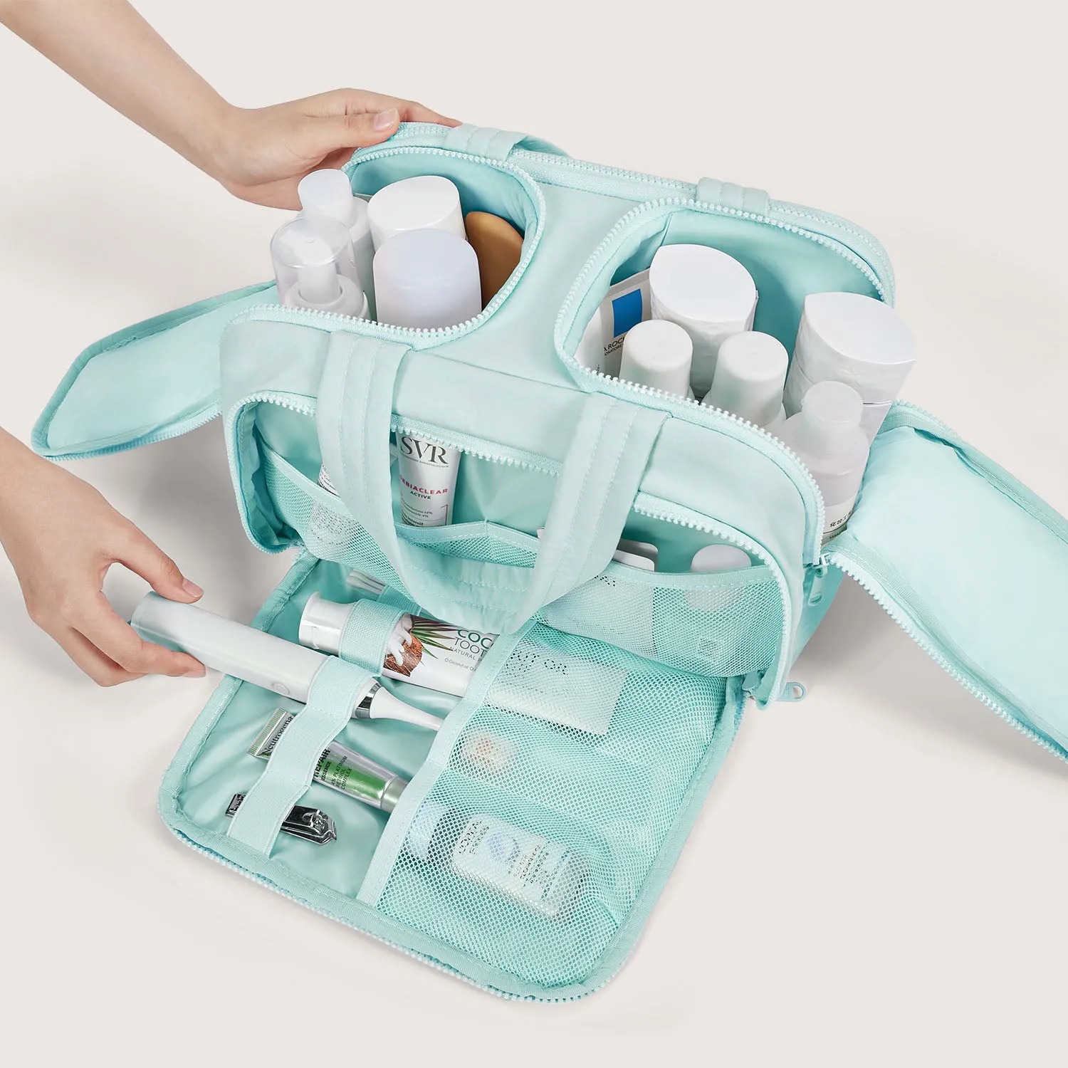 Zora Spacesaver 4-in-1 Puffy Toiletry Bag