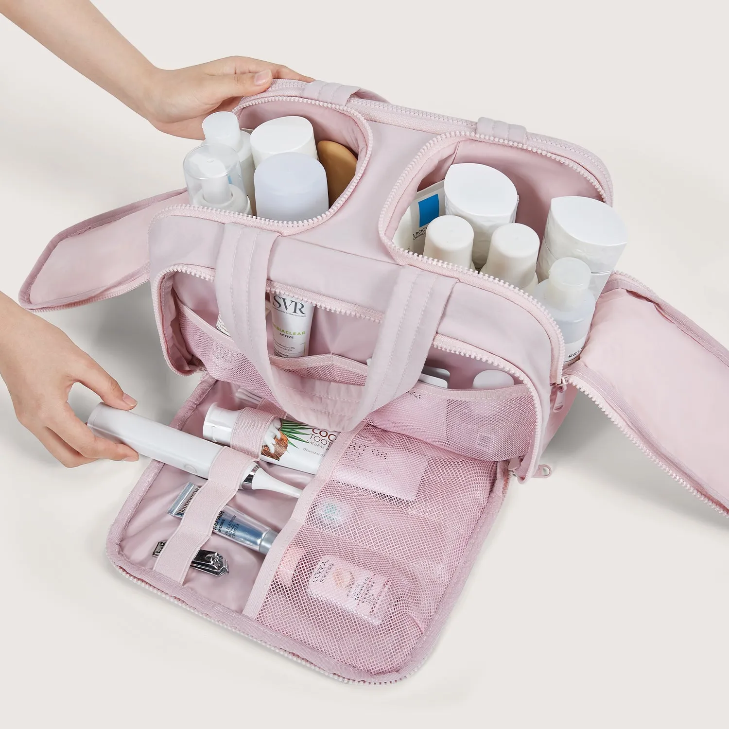 Zora Spacesaver 4-in-1 Puffy Toiletry Bag